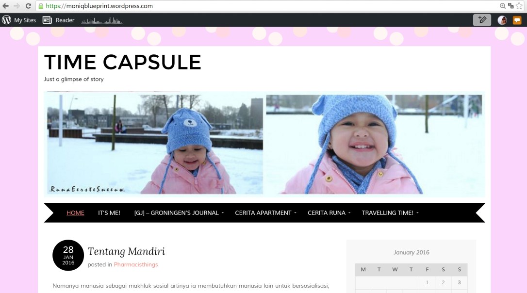 My new blog appearance