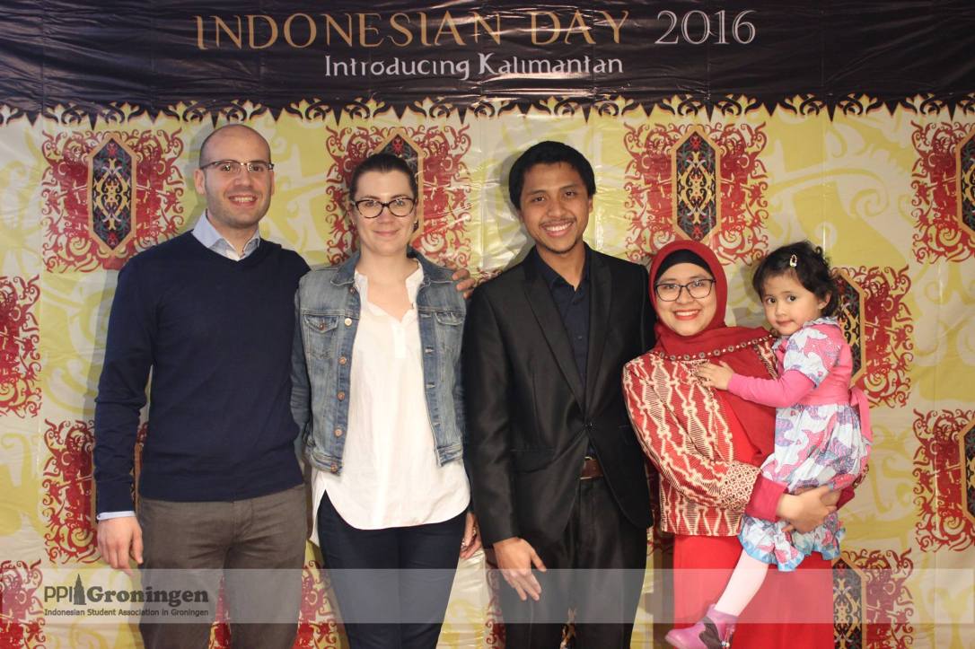 Indonesian Day photo booth (Dinner session). with Lorenzo and Aura